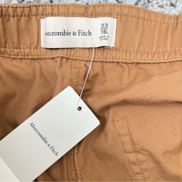 Abercrombie & Fitch Cargo Pants Mens 33 Long Straight Leg Tan Brown Outdoor - Picture 5 of 8
